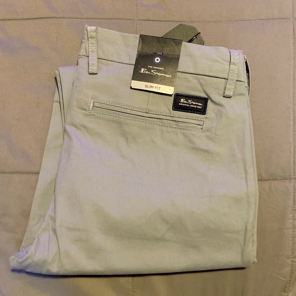 Ben Sherman grey, slim fit pants